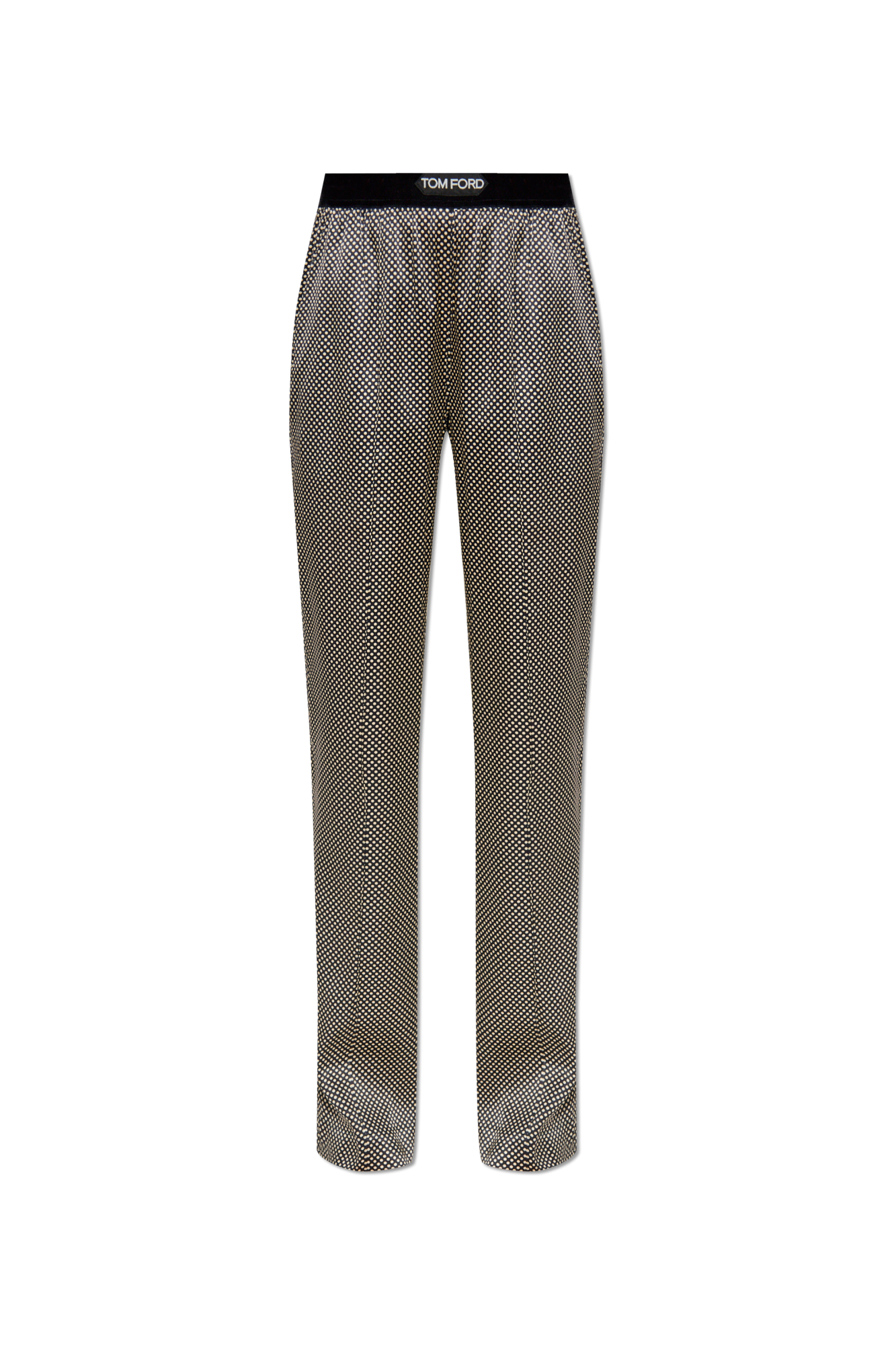 【関税＆送料込み】Tom Ford Pants With Polka Dot Print TOM FORD Polka dot-print Trousers | Black | FARFETCH